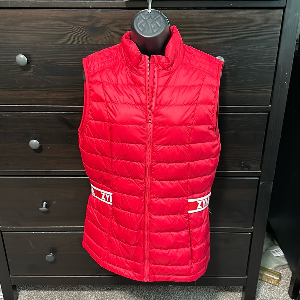 Size XL Zyia Red Puffer Vest